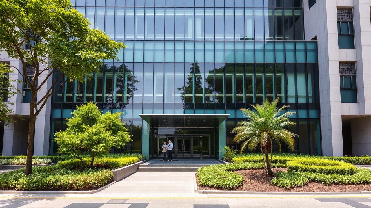 Modern private hospital in Malaysia